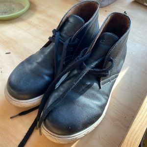 Florsheim Kids Curb Jr. Black Chukkas